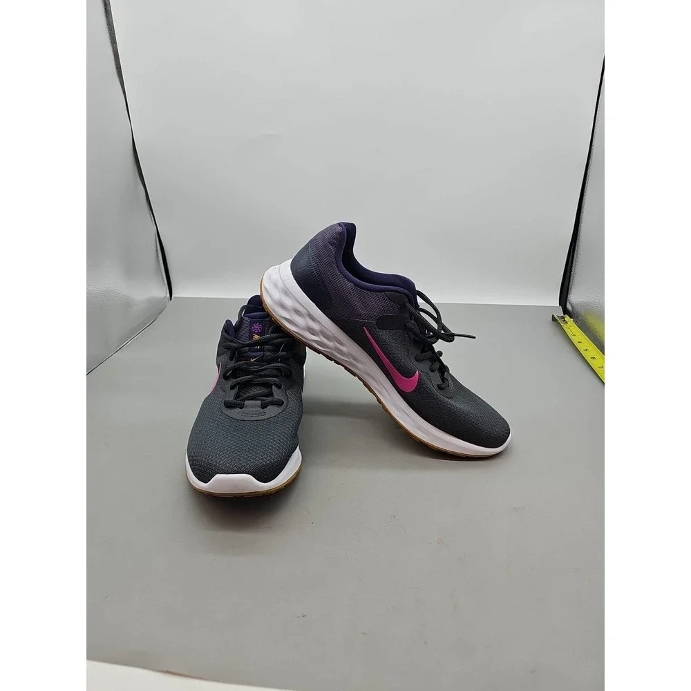 Nike Revolution 6 Anthracite/Vivid Purple DD8475–011 Men's size‎ 10.5
